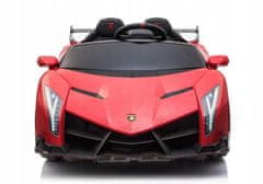 Lean-toys Auto Na Baterie Lamborghini Veneno Červené