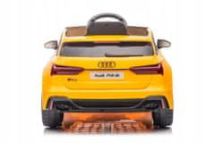 Lean-toys Vozidlo Na Baterie Audi Rs6 Brd-2118 Žlutá