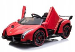 Lean-toys Auto Na Baterie Lamborghini Veneno Červené