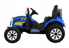 Lean-toys Traktor Na Baterie Kingdom Modrý