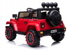 Lean-toys Auto Na Baterie Jeep Brd-7588 Červené 4X4