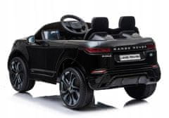 Lean-toys Auto Na Baterie Range Rover Evoque Černá Lakovaná