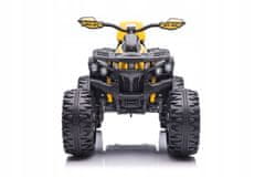 Lean-toys Quad Na Baterie Qls-3288 Žlutá