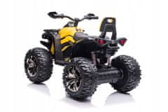 Lean-toys Quad Na Baterie Qls-3288 Žlutá