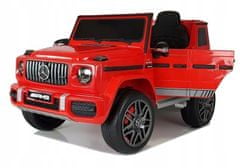 Lean-toys Auto Na Baterie Mercedes G63 Červené