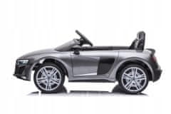 Lean-toys Auto Na Baterie Audi R8 Lift A300 Stříbrné