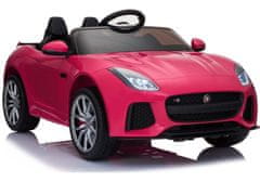 Lean-toys Auto Na Baterie Jaguar F-Type Růžové