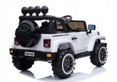 Lean-toys Auto Na Baterie Jeep Brd-7588 Bílé 4X4