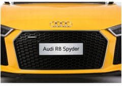 Lean-toys Auto Na Baterie Audi R8 Spyder Žlutá