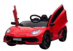 Lean-toys Auto Na Baterie Lamborghini Aventador Červené