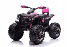 Lean-toys Quad Na Baterie Qls-3288 Růžová