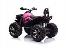 Lean-toys Quad Na Baterie Qls-3288 Růžová