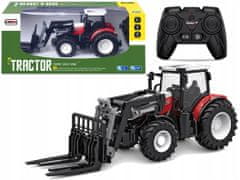 Lean-toys Traktor Dálkově Ovládaný Zemědělský Vidle 2,4 G Gu