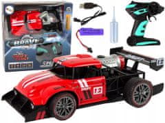 Lean-toys Auto Na Dálkové Ovládání Sportovní R/C 1:16 Červená Vodní Pár
