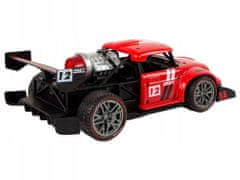 Lean-toys Auto Na Dálkové Ovládání Sportovní R/C 1:16 Červená Vodní Pár
