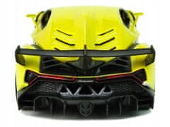 Lean-toys Sportovní Auto R/C 1:24 Lamborghini Veneno Žlutá 2.4 G Světla