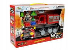 Lean-toys Auto Hasičský Vůz Dálkově Ovládaný R/C