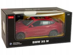 Lean-toys Auto R/C Bmw X6 M 1:14 Rastar Červené