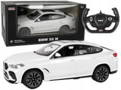 Lean-toys Auto R/C Bmw X6 M 1:14 Rastar Bílá