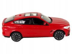 Lean-toys Auto R/C Bmw X6 M 1:14 Rastar Červené