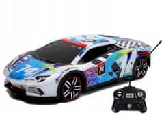 Lean-toys Auto Na Dálkové Ovládání Sportovní 1:14 27Mhz Barvy