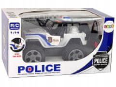 Lean-toys Auto R/C Policejní Jeep Policejní 1:14 Dálkově Stero