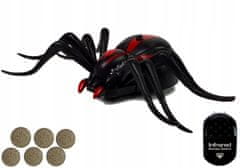 Lean-toys Černý Pavouk Dálkově Ovládaný R/C Dálkový Ovladač