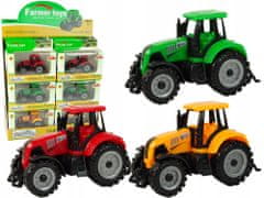 Lean-toys Zemědělské Vozidlo Traktor Farma Velká Kola 3 Barvy