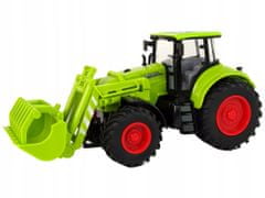 Lean-toys Traktor Frikční Pohon Velká Kola Zelená