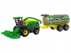 Lean-toys Plastové Zemědělské Vozidlo Zelená Žlutá
