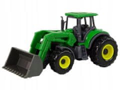 Lean-toys Zemědělské Vozidlo Traktor Buldozer Zelený Malý