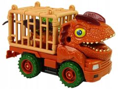 Lean-toys Přepravka Náklaďák Dinosaurus Na Roztáčení Pom