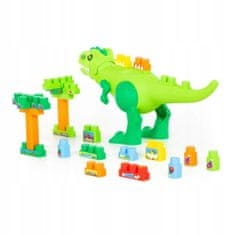 Lean-toys Sada " Dinosaurus" Kostky 30 Dílků 67807