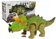 Lean-toys Dinosaurus Na Baterie Triceratops Zelený