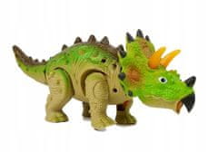 Lean-toys Dinosaurus Na Baterie Triceratops Zelený