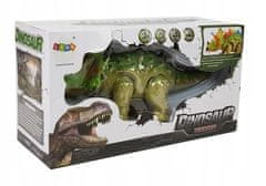 Lean-toys Dinosaurus Na Baterie Triceratops Zelený