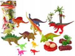 Lean-toys Sada Figurek Dinosaurů S Příslušenstvím 21 Kusů