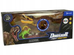 Lean-toys Sada Dinosaurů Tyranosaurus Rex Stromy Příslušenství