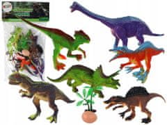 Lean-toys Sada Figurek 6 Dinosaurů Příslušenství