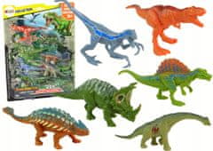 Lean-toys Sada Figurek Dinosauři 6 Kusů Barevné