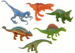 Lean-toys Sada Figurek Dinosauři 6 Kusů Barevné