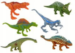 Lean-toys Sada Figurek Dinosauři 12 Kusů Barevné