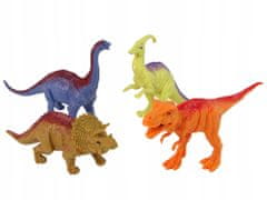 Lean-toys Sada Figurek Dinosaurů S Příslušenstvím 15 Kusů