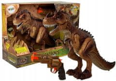 Lean-toys Pohyblivý Dinosaurus Tyranosaurus Vodní Pár Pistole Zvuk Světla Žlutá