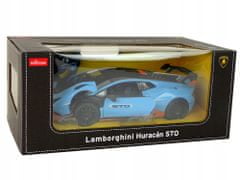 Lean-toys Auto R/C Lamborghini Huracan 1:14 Rastar Modrá