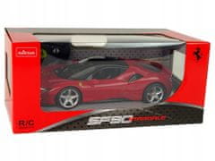 Lean-toys Auto R/C Ferrari Sf90 1:14 Rastar Červené