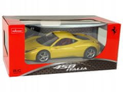 Lean-toys Auto R/C Ferrari Italia Rastar 1:14 Žlutá