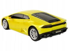 Lean-toys Auto R/C Lamborghini Huracan 1:24 Rastar Žlutá