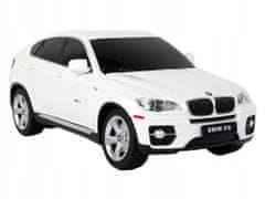 Lean-toys Auto R/C Bmw X6 1:24 Rastar Bílá