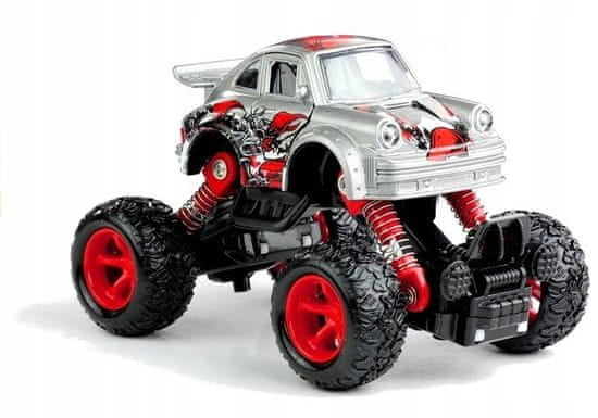 Lean-toys Autíčko Monster Truck Tlumiče Jezdí 1:36